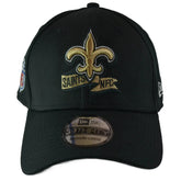 New Orleans Saints New Era 39THIRTY NFL Coaches Flex Fit Black Hat